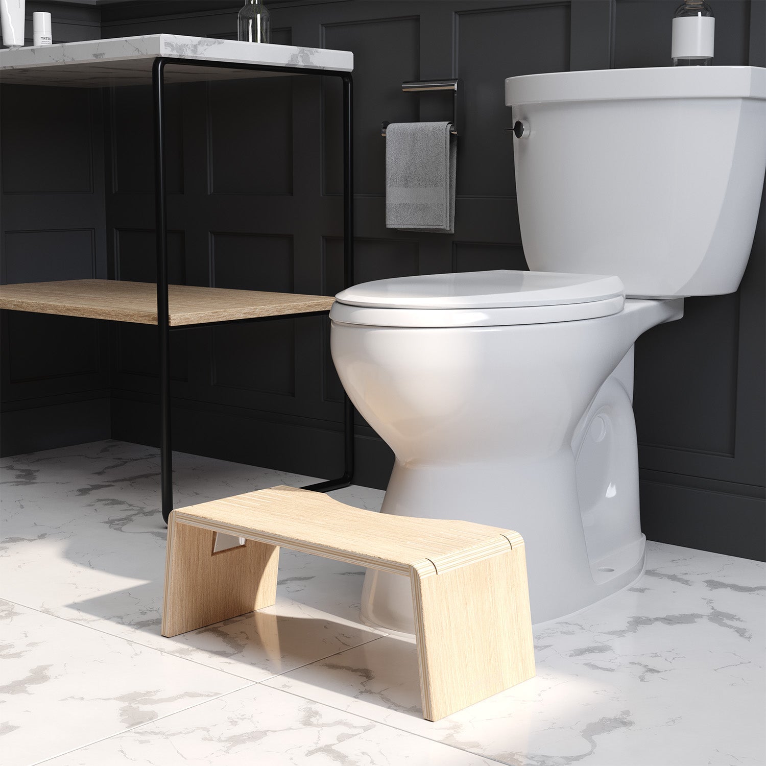 OSLO OAK FOLDING STOOL