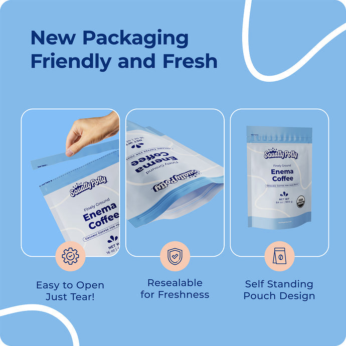Squatty Potty Enema Coffee ?C Organic ?C 419?? Roasted, Ground Coffee, Cleanse and Detoxify, Made in USA ?C 4 lb Bag