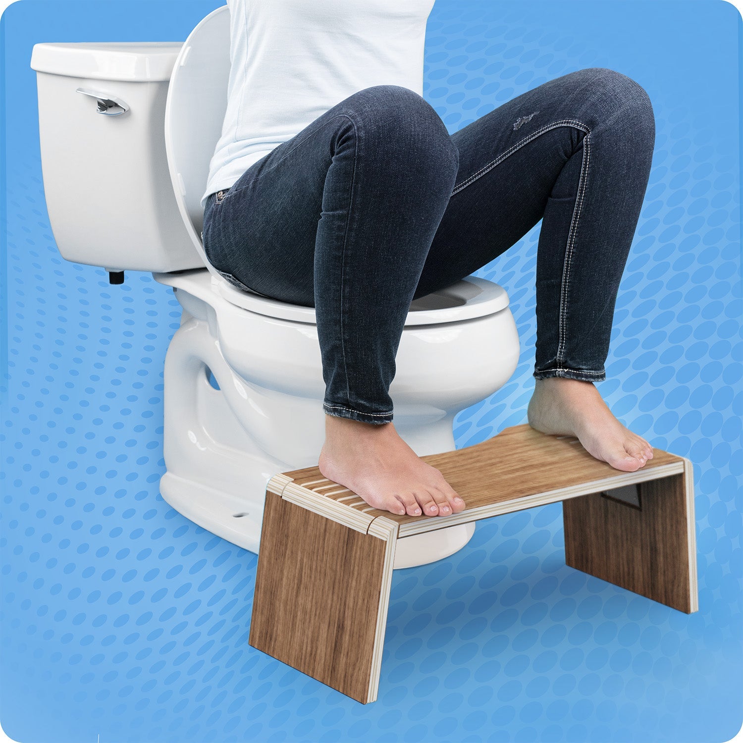 OSLO TEAK FOLDING STOOL